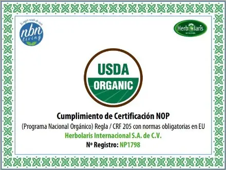 Genoxidil certificacion usda organic